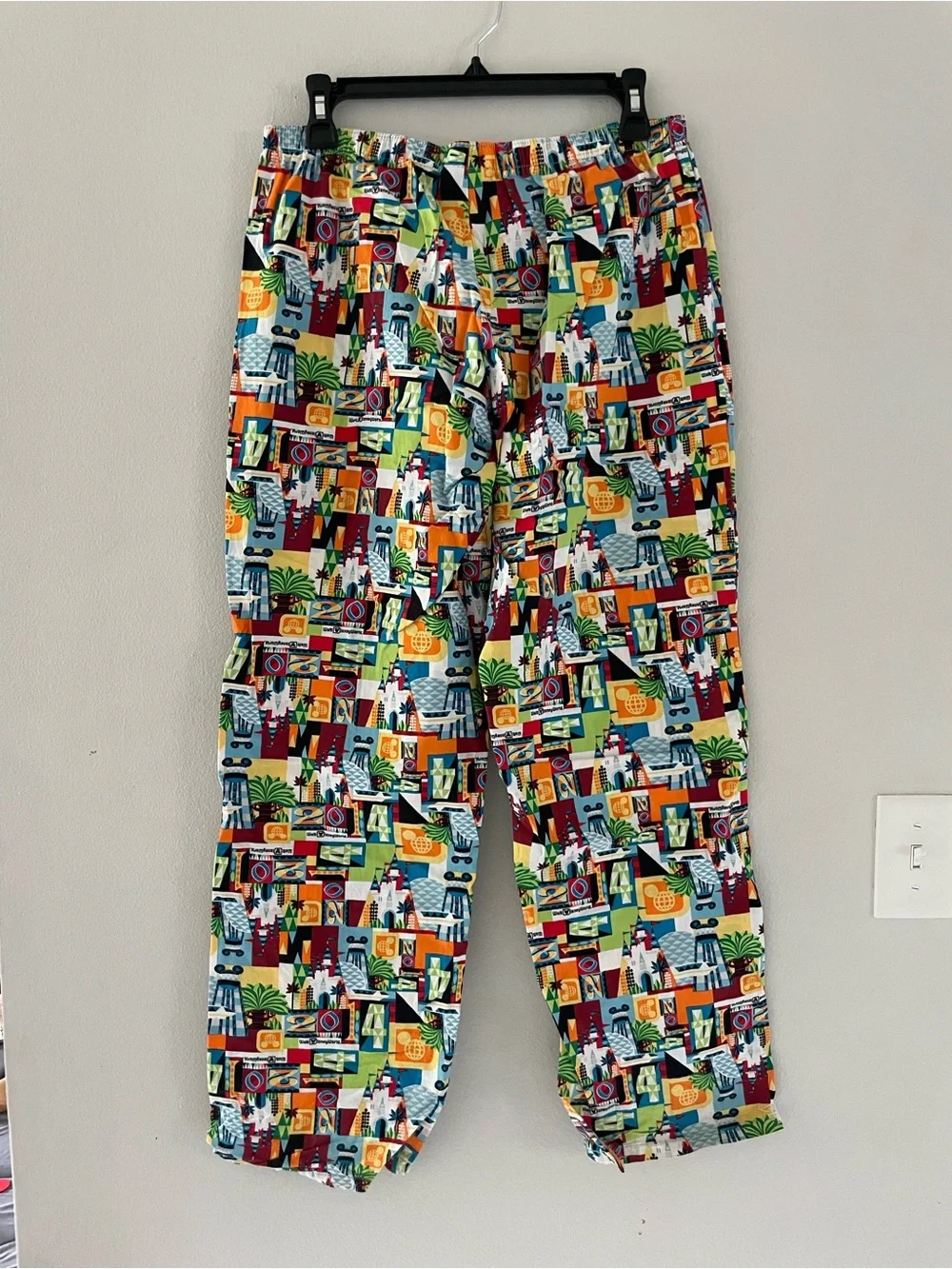 Disney Multicolor Character Print Pajama Pants